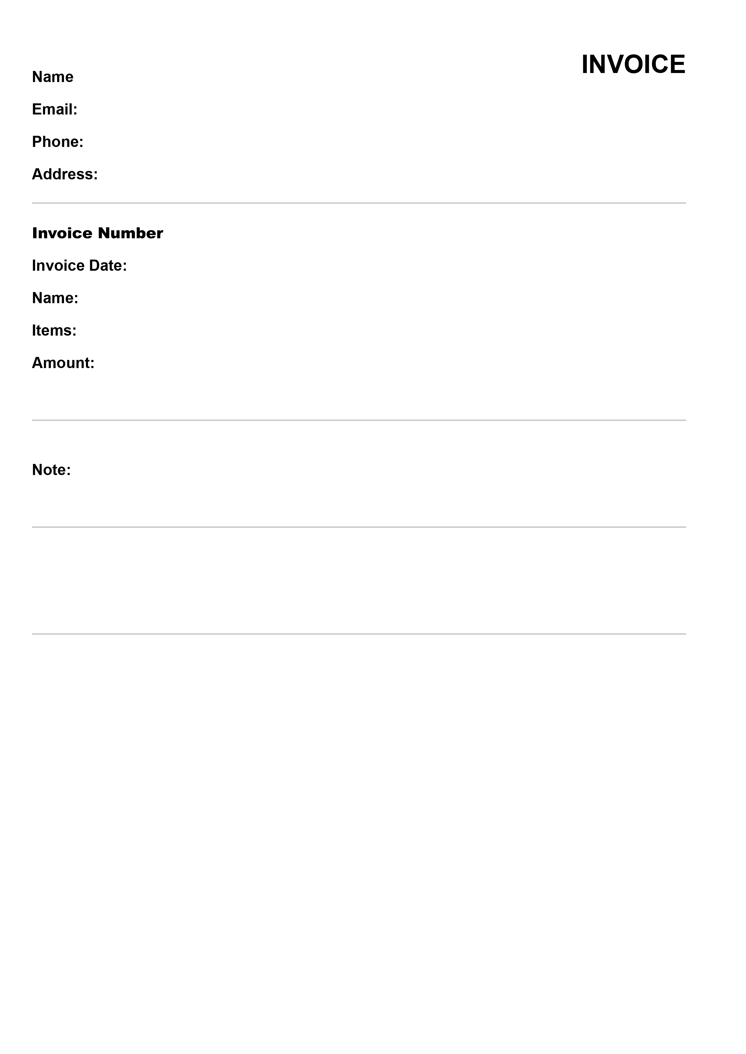 Free Invoice Generator Tool