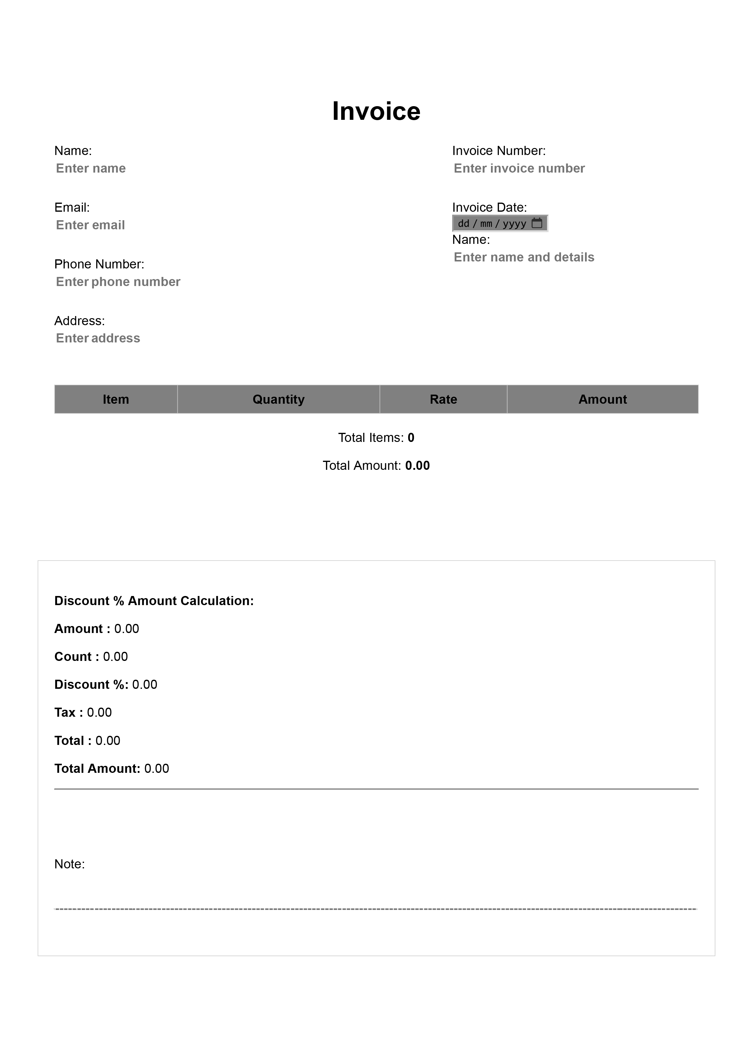 free invoice generator tool